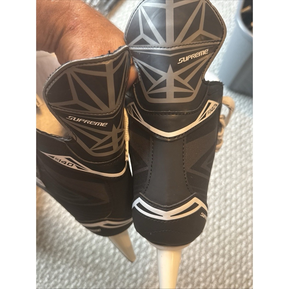 Bauer Supreme Ice Hockey Skates Black Tuuk S140 Size 7.5 Excellent Condition - Picture 4 of 6